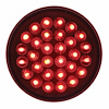 36832B 30 LED 4 in. Round Light (Stop, Turn & Tail) - Red LED/Red Lens - image 1