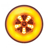 36923B 18 LED 4 in. Round GloLight (Turn Signal) - Amber LED/Amber Lens (Bulk) - image 1