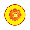 37016B 2.5 in. Round GloLight [Amber LED/Amber Lens] - image 1
