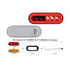 37129BAK 22 LED 6 in. Oval GloLight Bar Kit (Turn Signal) - Amber LED/Amber Lens (Each) - image 1