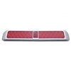 37961 40 LED Light With Bezel (Stop, Turn & Tail) - Red LED/Red Lens - image 1