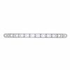 38005B 9 in. Dual Function Light Bar [White LED/Clear Lens] - image 1