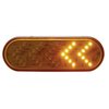 38143B 35 LED 6 in. Oval Sequential Turn Signal Light - Amber LED/Amber Lens (Bulk) - image 3