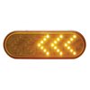 38143B 35 LED 6 in. Oval Sequential Turn Signal Light - Amber LED/Amber Lens (Bulk) - image 4