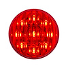 38171B 9 LED 2 in. Round Light (Clearance/Marker) - Red LED/Red Lens - image 1