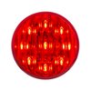38171B 9 LED 2 in. Round Light (Clearance/Marker) - Red LED/Red Lens - image 2