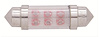 6 RED MICRO LED 36 MM DOM - image 1