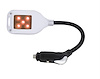 CHROME PLASTIC 5 RED LED - image 1