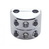 CHROME PLASTIC 6 LED HALF - image 1
