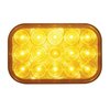 38746B 15 LED Rectangular Turn Signal Light - Amber LED/Amber Lens (Bulk) - image 2