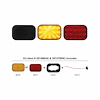 38746BAK 15 LED Rectangular Turn Signal Light Kit - Amber LED/Amber Lens - image 1