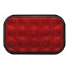 38747 15 LED Rectangular Light (Stop, Turn & Tail) - Red LED/Red Lens - image 2