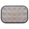 38749 15 LED Rectangular Light (Stop, Turn & Tail) - Red LED/Clear Lens - image 2
