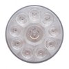 38772B 10 LED 4 in. Round Light (Stop, Turn & Tail) - Red LED/Clear Lens - image 2