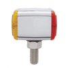 3 AMBER/3 RED LED RECTANG - image 3