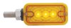 3 AMBER/3 RED LED RECTANG - image 2