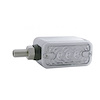 3 AMBER/3 RED LED RECTANG - image 1