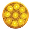 38849BAK 9 LED 2 in. Round Reflector Light Kit (Clearance/Marker) - Amber LED/Amber Lens - image 3