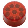 38850 9 LED 2 in. Round Reflector Light (Clearance/Marker) - Red LED/Red Lens - image 3