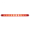 38943 10 LED 9 in. Light Bar (Stop, Turn & Tail) - Red LED/Red Lens - image 1