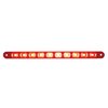 38943 10 LED 9 in. Light Bar (Stop, Turn & Tail) - Red LED/Red Lens - image 2