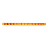 38946 14 LED 12 in. Turn Signal Light Bar - Amber LED/Amber Lens - image 1