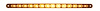 38946B 12 in. Flush Mount Amber Light Bar w/14 Sequential Amber LEDs