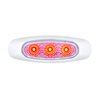 39312B 5 LED Reflector Light (Clearance/Marker) With Side Ditch Light -Red LED/Clear Lens - image 2