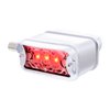39368 3 LED Single Function Double Face Light W/Visor - Horizontal Mount - Amber & Red LED/Clear Lens - image 4