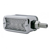 39370 3 LED Single Function Double Face Light W/Bezel - Horizontal Mount - Amber & Red LED/Clear Lens - image 1