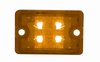 4 AMBER LED SMALL RECTANG - image 2
