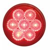 39924B 7 LED 4 in. Round Reflector Light (Stop, Turn & Tail) - Red LED/Red Lens - image 2