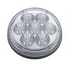 39925 7 LED 4 in. Round Reflector Light (Stop, Turn & Tail) - Red LED/Clear Lens - image 3