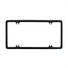 50004 Slim License Plate Frame - Black - image 1