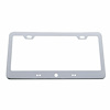 50015B License Plate Frame With Bottom Mount LED Light Bar Cutout - Chrome - image 1