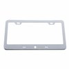 50015B License Plate Frame With Bottom Mount LED Light Bar Cutout - Chrome - image 2