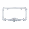 50030 Pirate License Plate Frame - Chrome - image 1