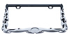 CHROME FLAME LICENSE PLAT - image 1