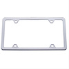 CHROME PLASTIC PLAIN LICE - image 1