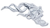 CHROME PLASTIC FLAMING SK - image 1