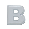 CHROME PLASTIC LETTER - B - image 1