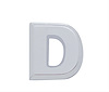 CHROME PLASTIC LETTER - D - image 1