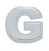 CHROME PLASTIC LETTER - G - image 1
