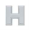 CHROME PLASTIC LETTER - H - image 1