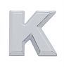 CHROME PLASTIC LETTER - K - image 1