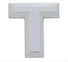 CHROME PLASTIC LETTER - T - image 1