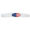 67008 Mud Flap Weight with Oval USA Flag Emblem - image 3