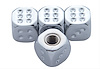 CHROME DICE VALVE CAPS - image 1