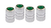 CHROME TUBULAR VALVE CAPS - image 1