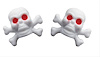 WHITE SKULL VALVE CAPS - image 1